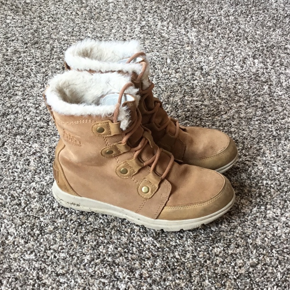 Worel Explorer Joan boots W7.5 camel